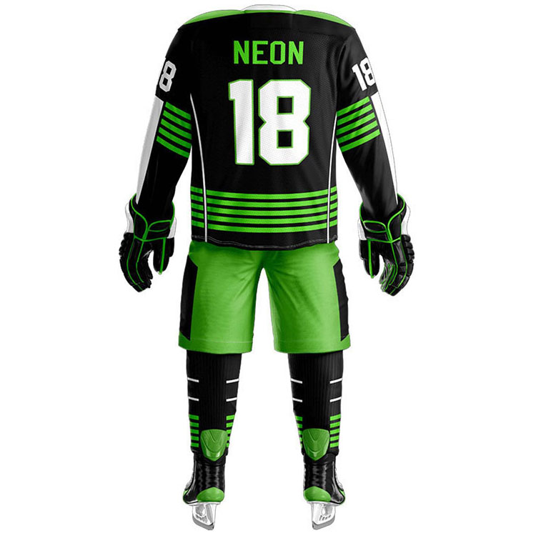 100% Polyester Sublimated Ice Hockey Uniform