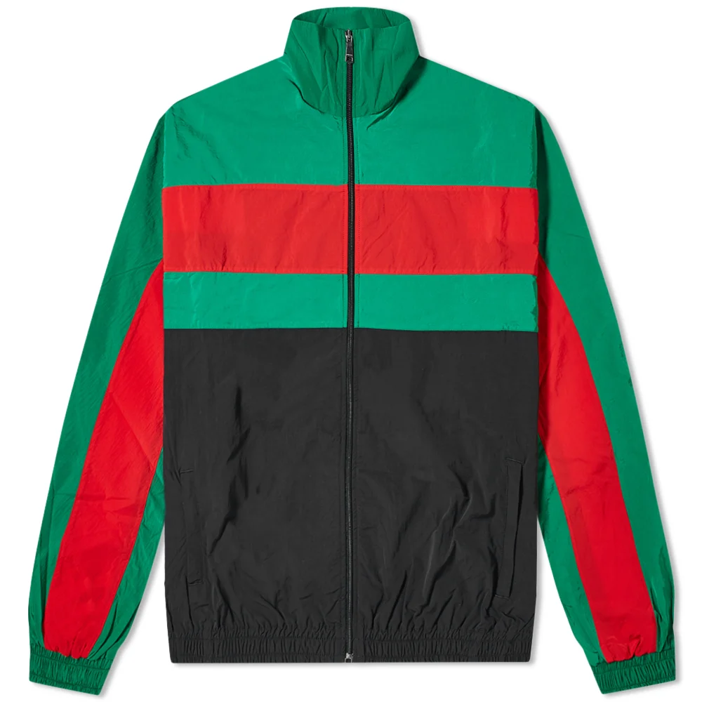 Winter Autumn Colorblock Tracksuit Men