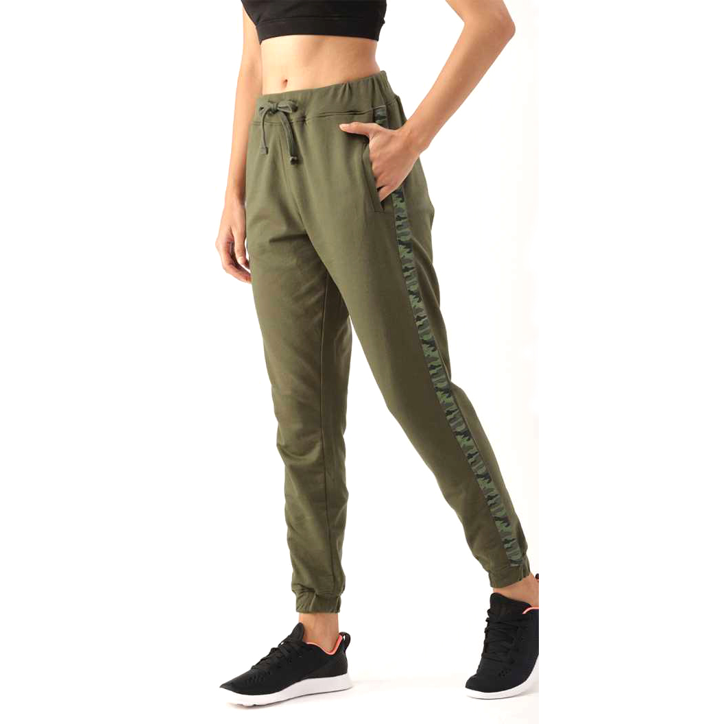 Green Side Camo StripTrack Pants