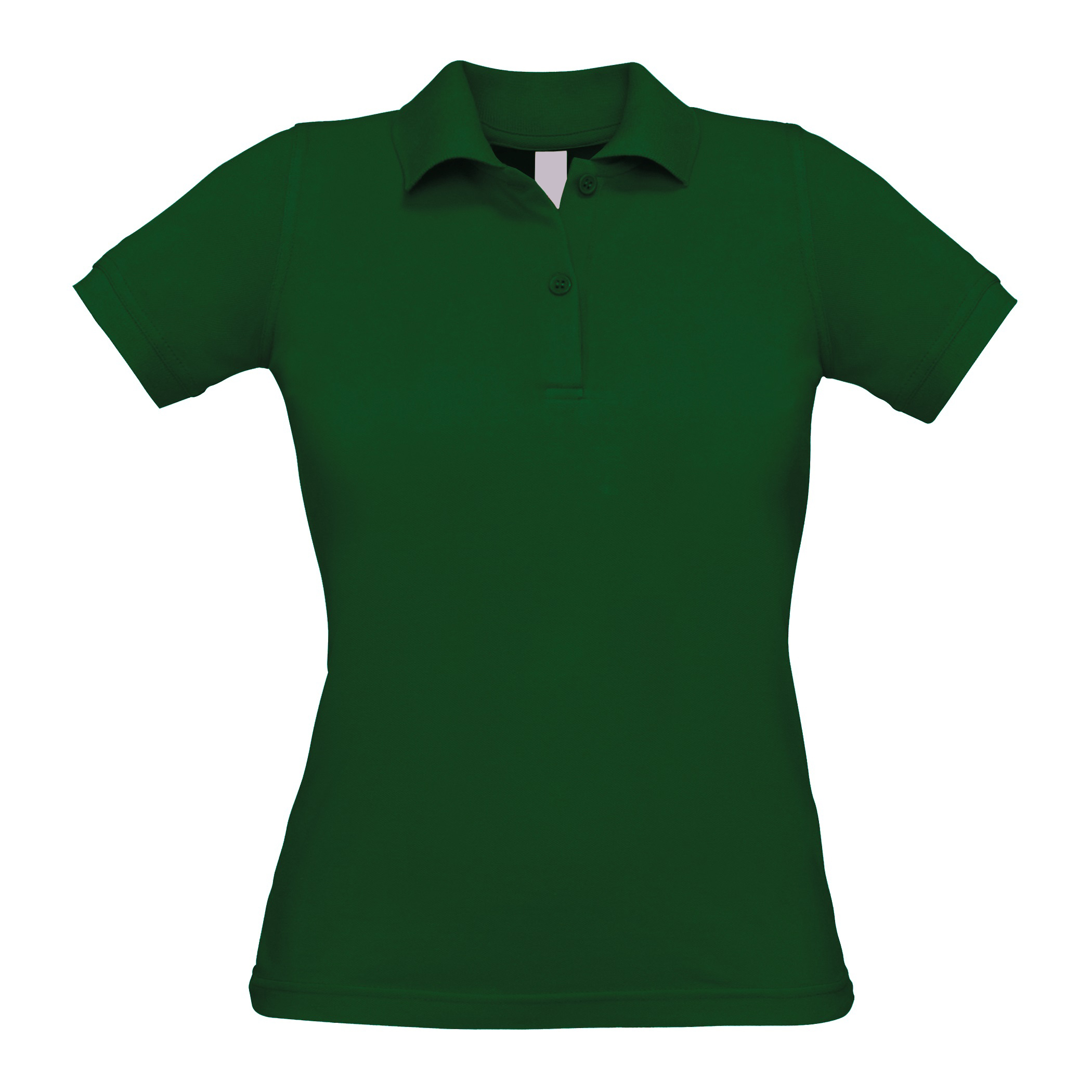 Skinny Feminine Cut Short Sleeved Polo Shirt