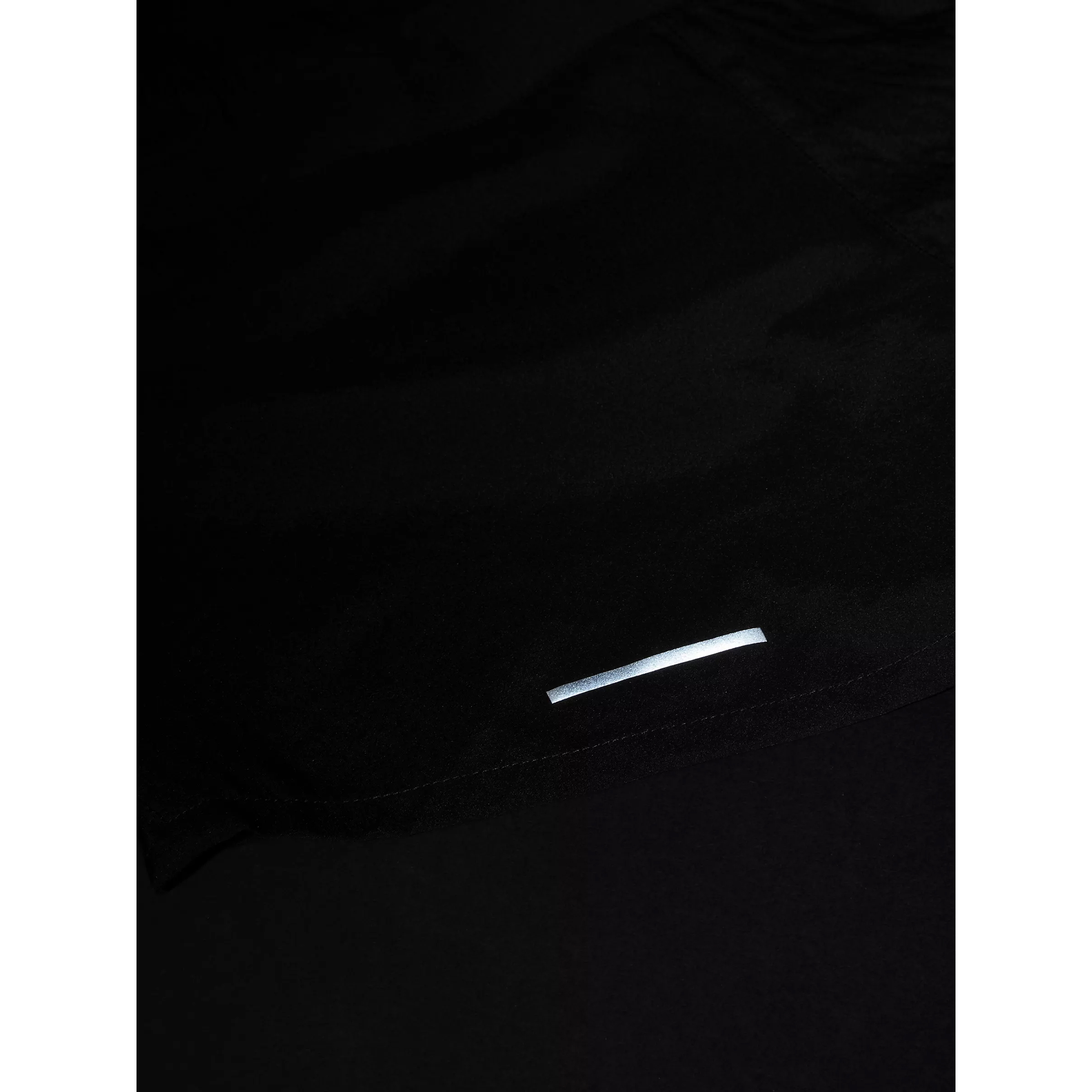 Solid Black Regular Fit Gym Shorts