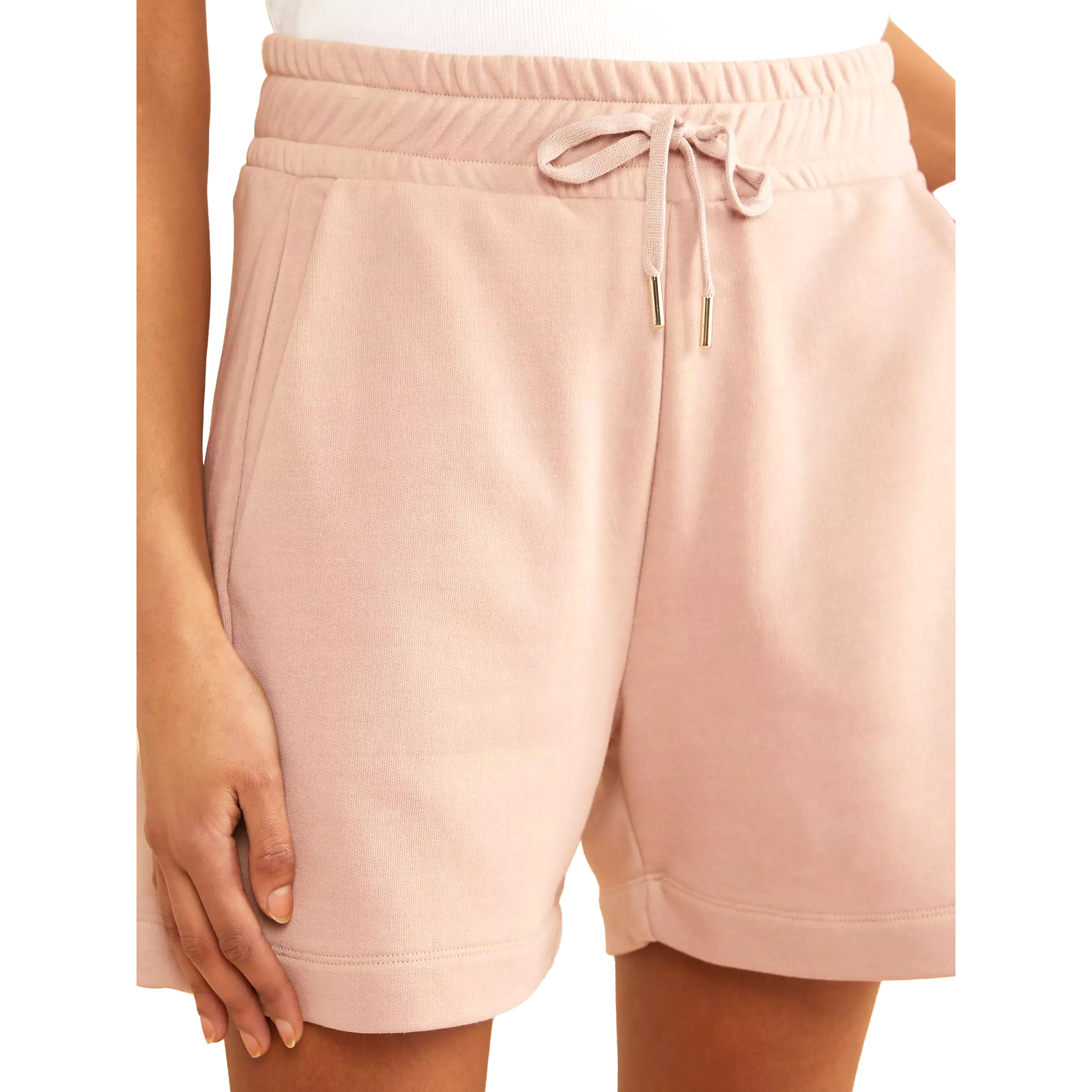 Cotton Blend Sweat Shorts